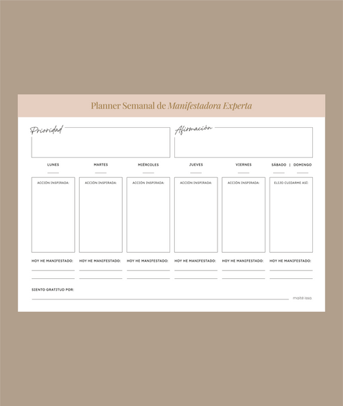 Planner Semanal